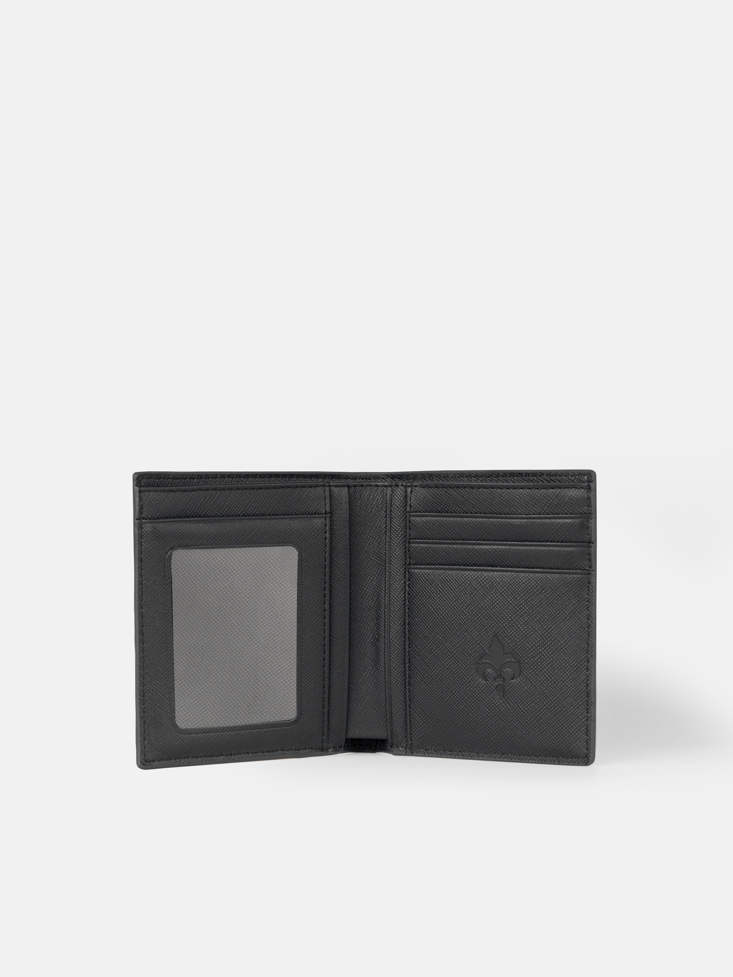 Ví Đứng Phối Sọc Bi-Fold Combine