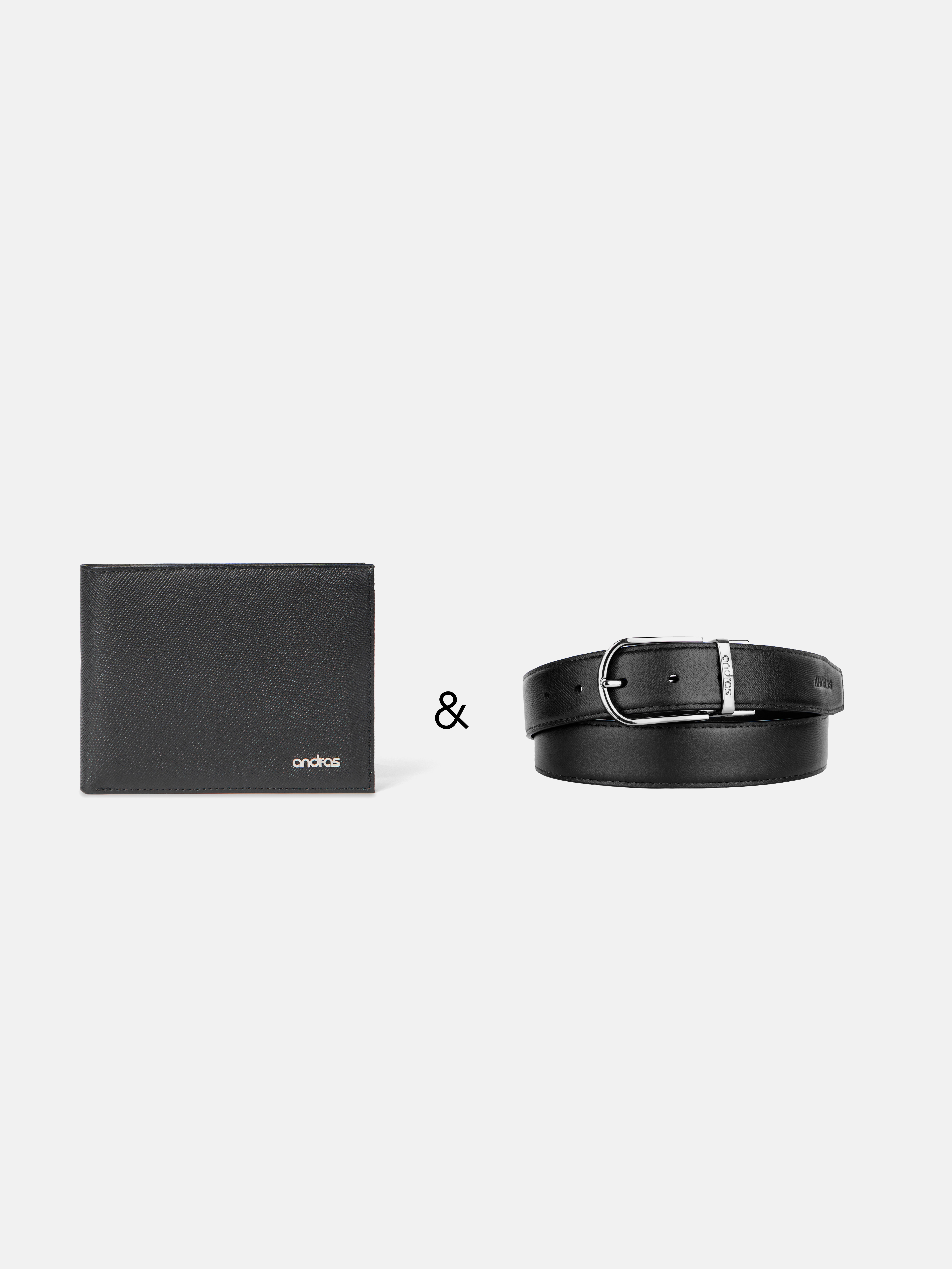 Combo Ví Bi-Fold Trust & Thắt Lưng Da Thật Fullbox 01