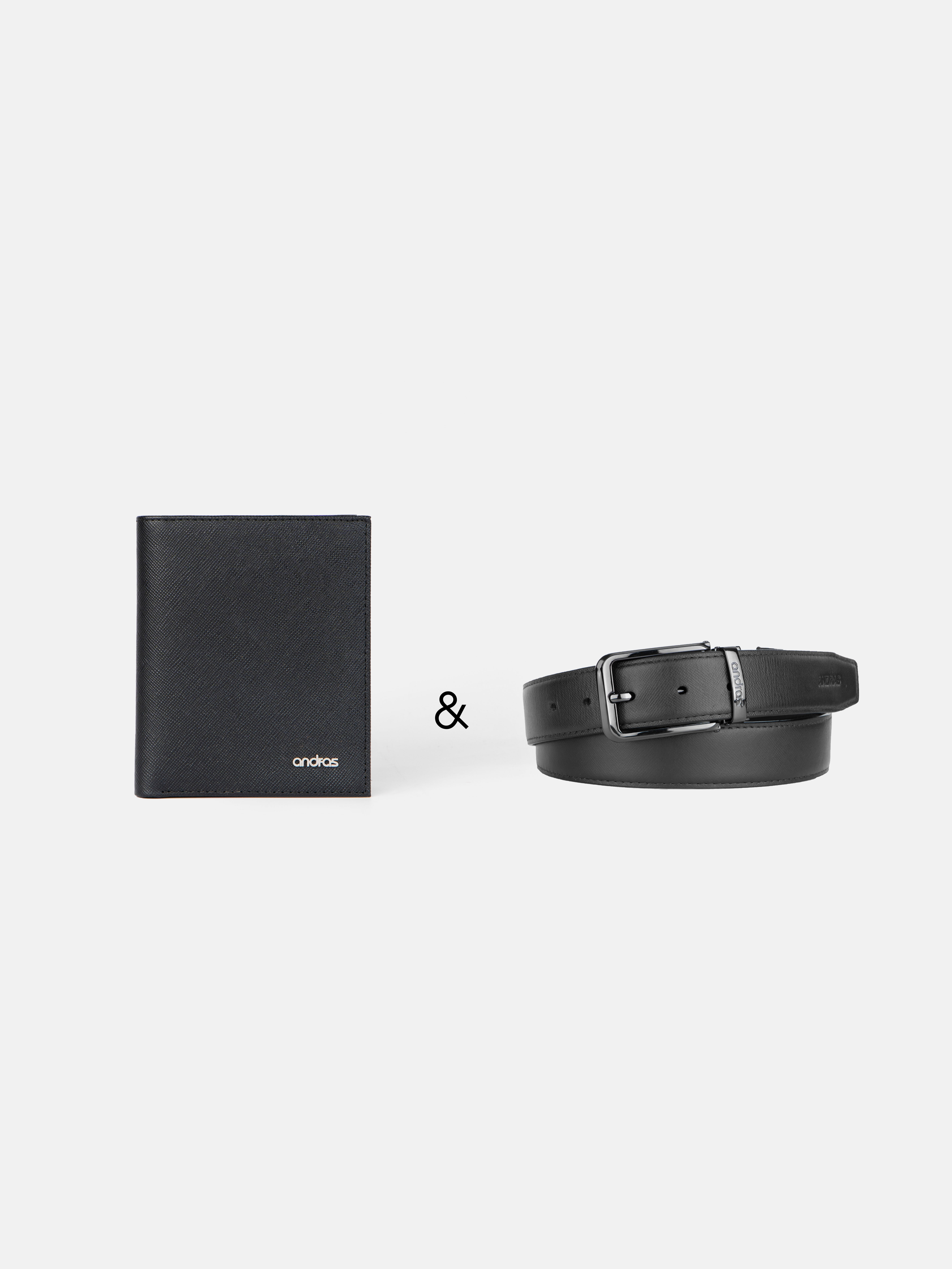 Combo Ví Bi-Fold Trust & Thắt Lưng Da Thật Fullbox 01