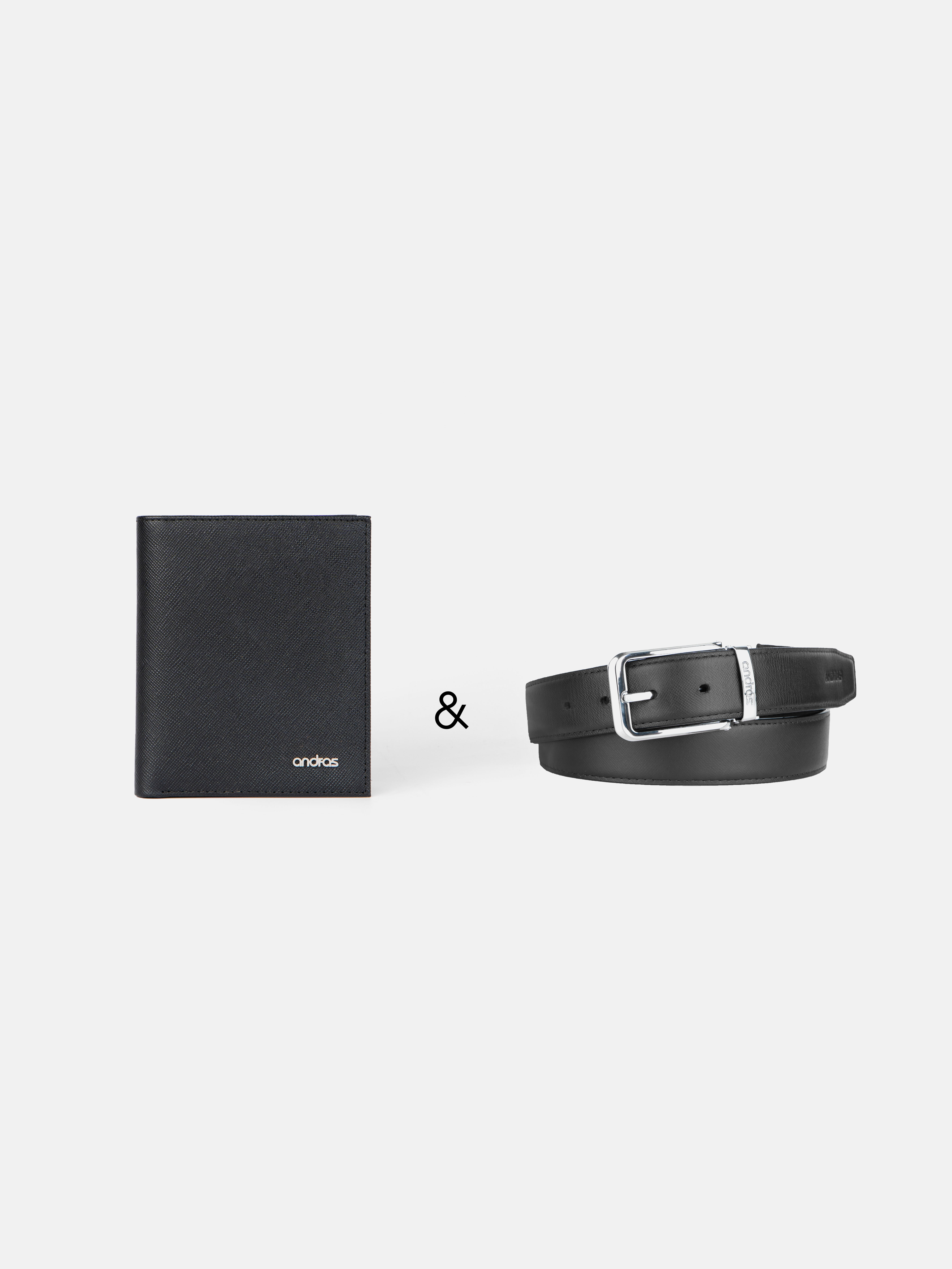 Combo Ví Bi-Fold Trust & Thắt Lưng Da Thật Fullbox 01