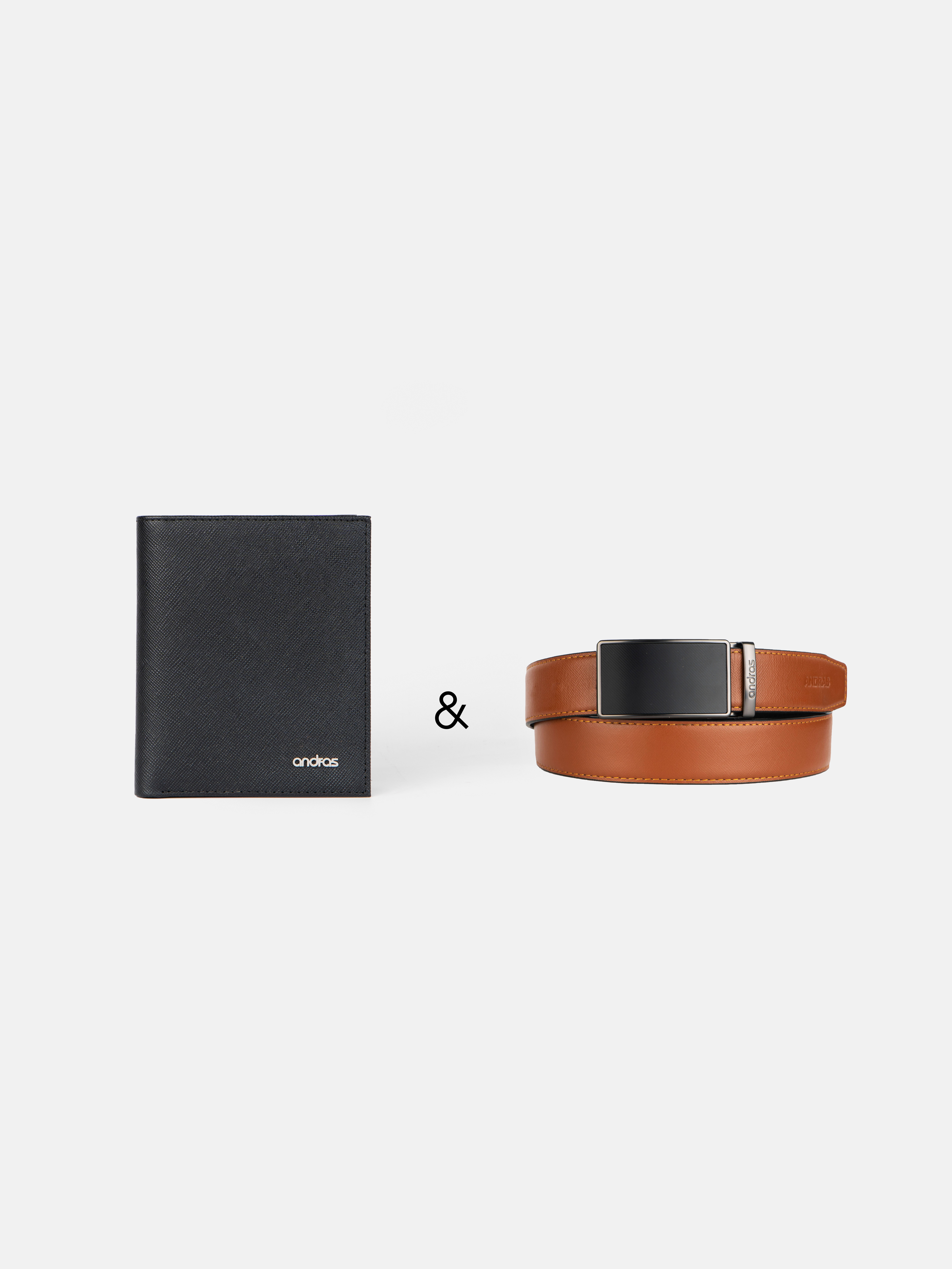 Combo Ví Bi-Fold Trust & Thắt Lưng Da Thật Fullbox 01