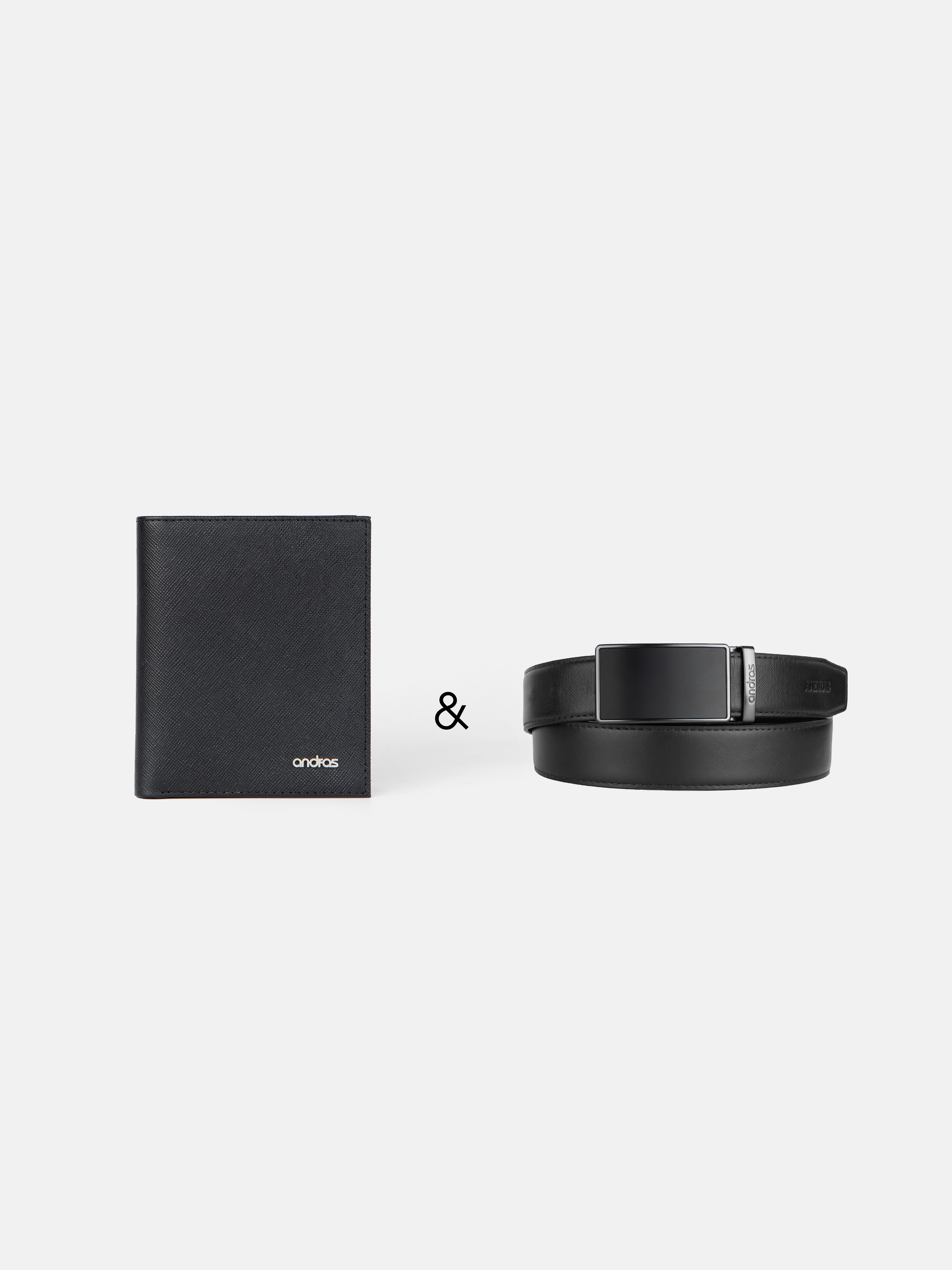 Combo Ví Bi-Fold Trust & Thắt Lưng Da Thật Fullbox 01