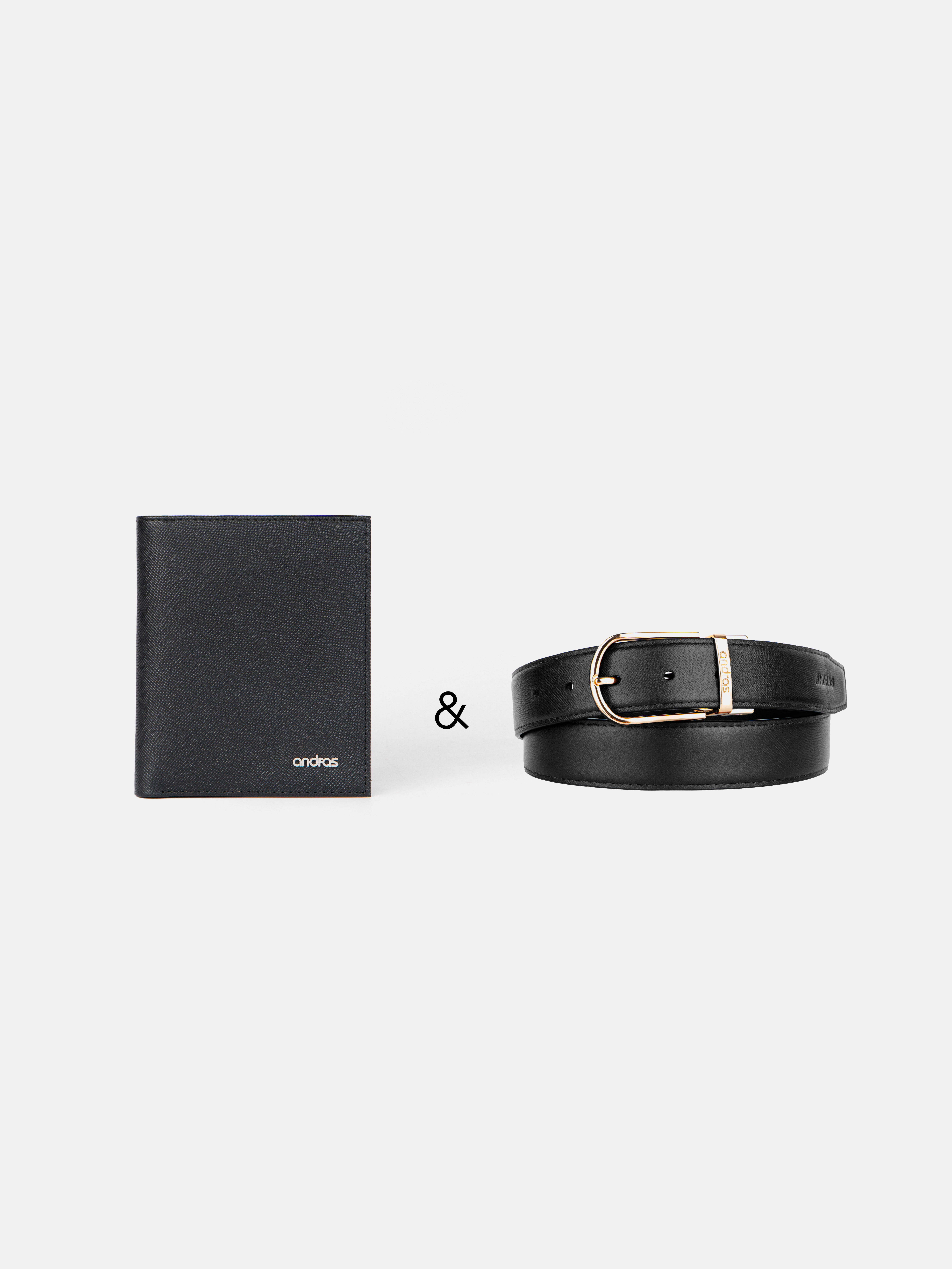 Combo Ví Bi-Fold Trust & Thắt Lưng Da Thật Fullbox 01